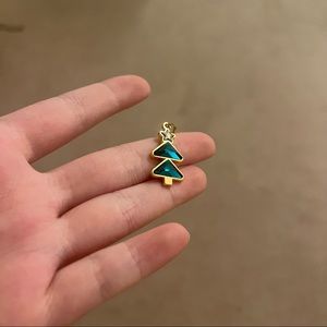 Christmas tree gold charm